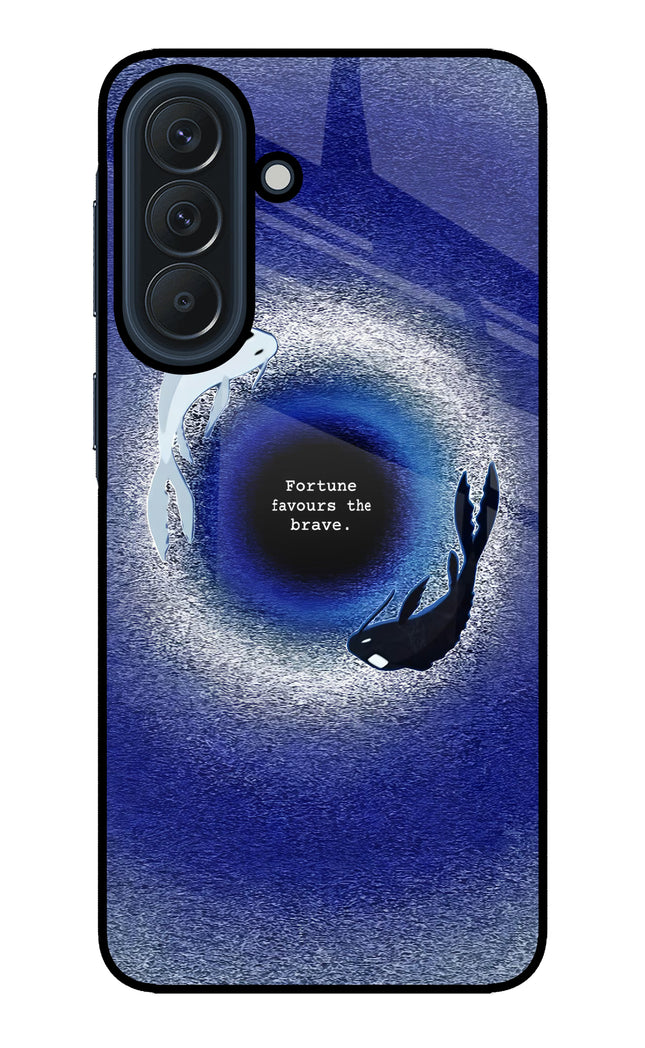 Dark Koi Samsung A57 5G Glass Case