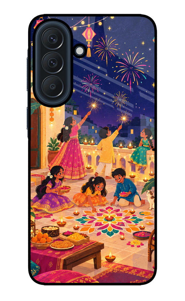 Diwali Night Samsung A57 5G Glass Case