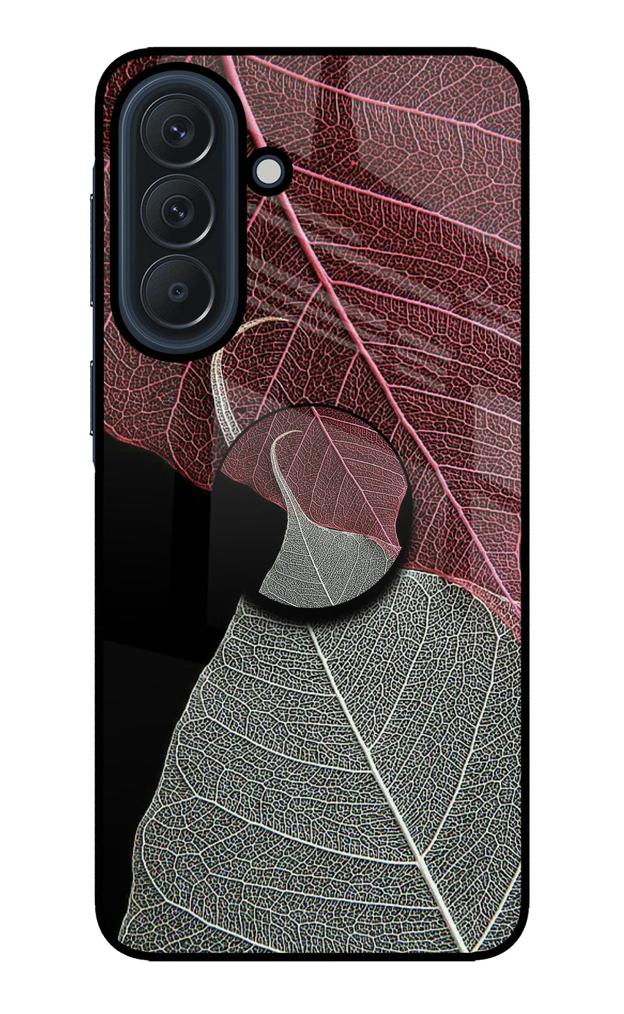 Leaf Pattern Samsung A57 5G Pop Case, Glass case