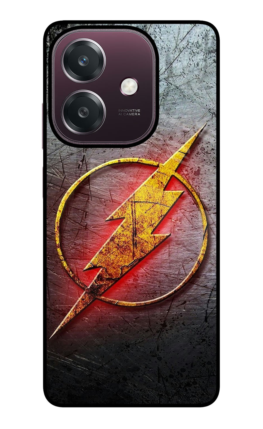 Flash Oppo A3 5G Back Cover, Glass case