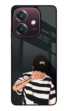 Aesthetic Boy Oppo A3 5G Glass Case Back Cover by Casekaro