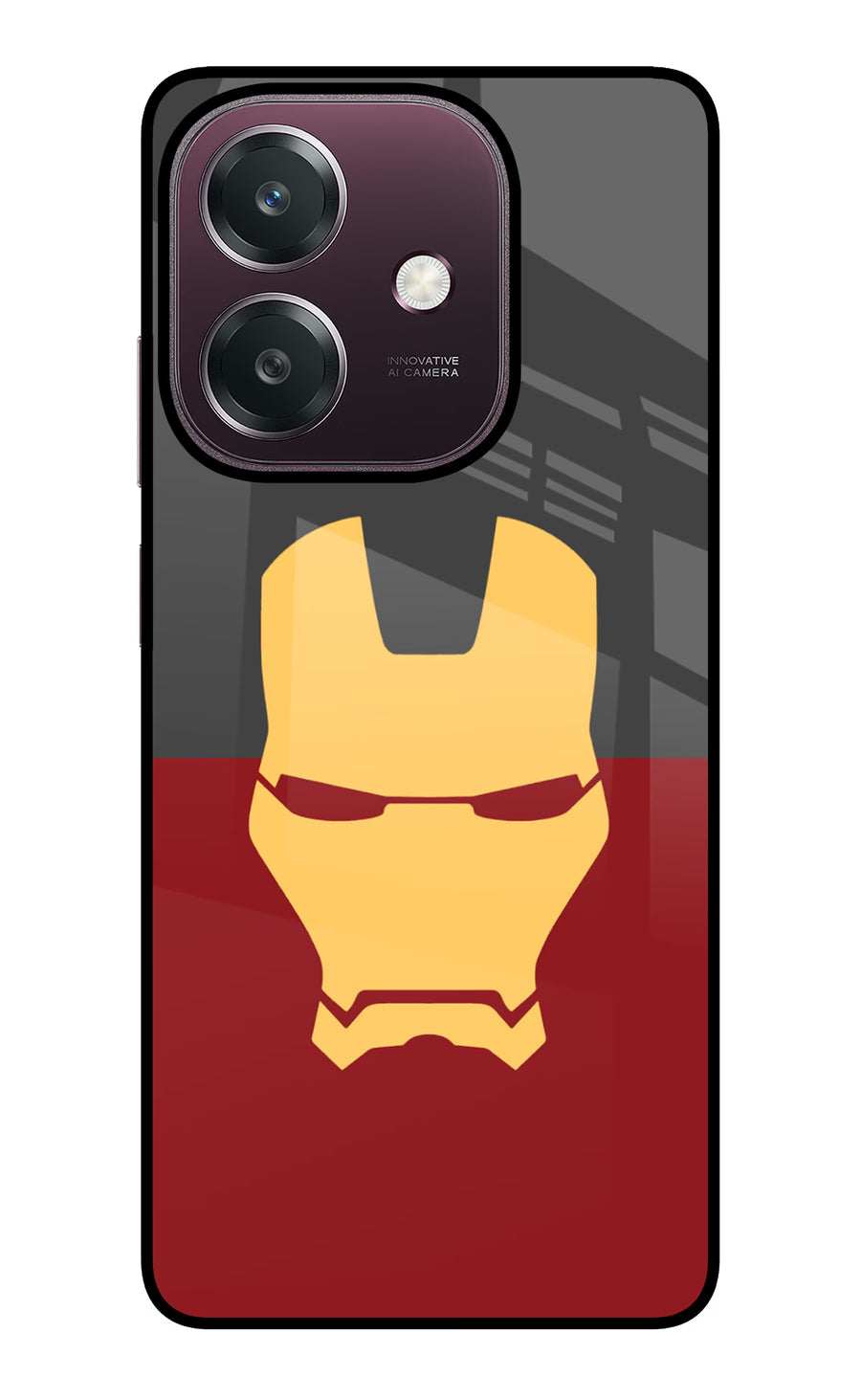 Ironman Oppo A3 5G Back Cover, Glass case