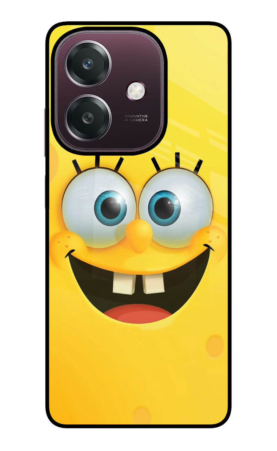 Sponge 1 Oppo A3 5G Back Cover, Glass case