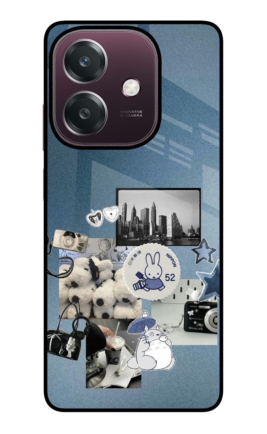 Miffy Oppo A3 5G Back Cover, Glass case