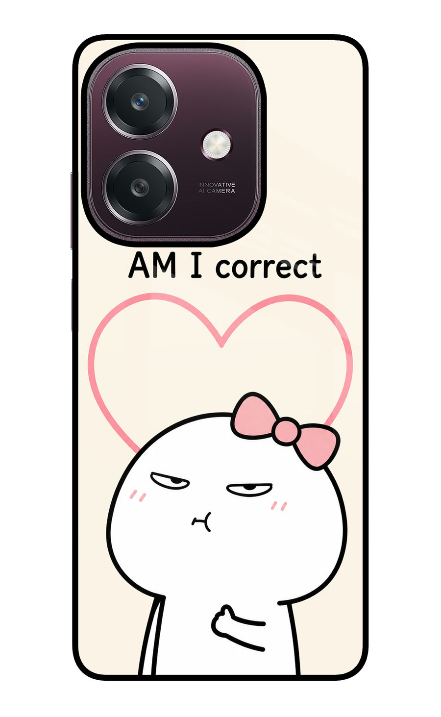Always Right Oppo A3 5G Back Cover, Glass case