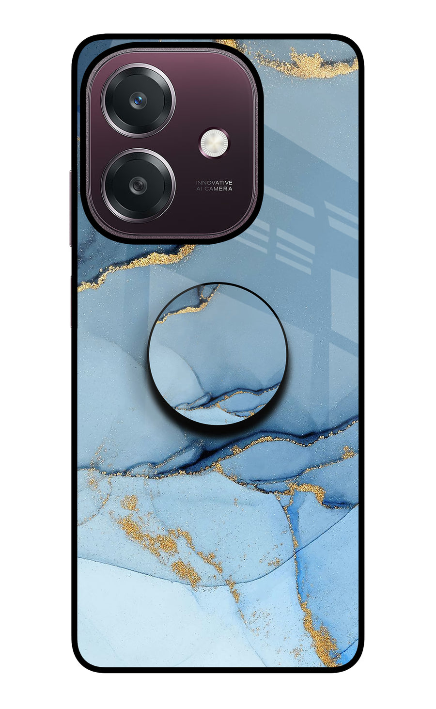 Blue Marble Oppo A3 5G Pop Case, Glass case