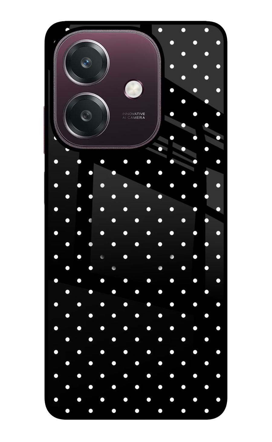 White Dots Oppo A3 5G Pop Case, Glass case