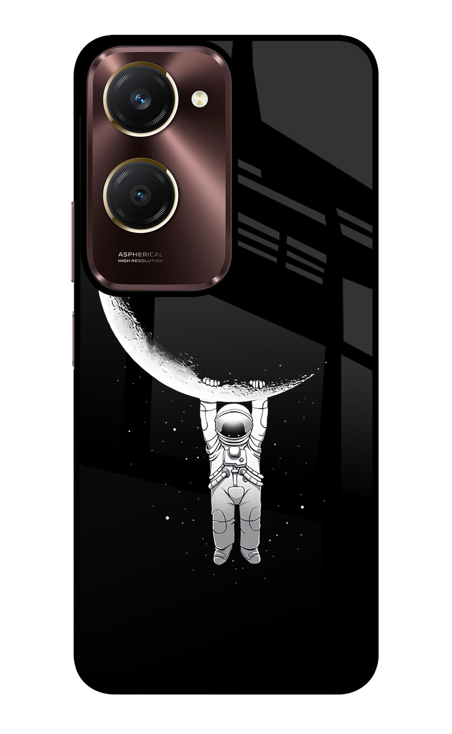 Moon Space Vivo Y28e 5G Back Cover, Glass case