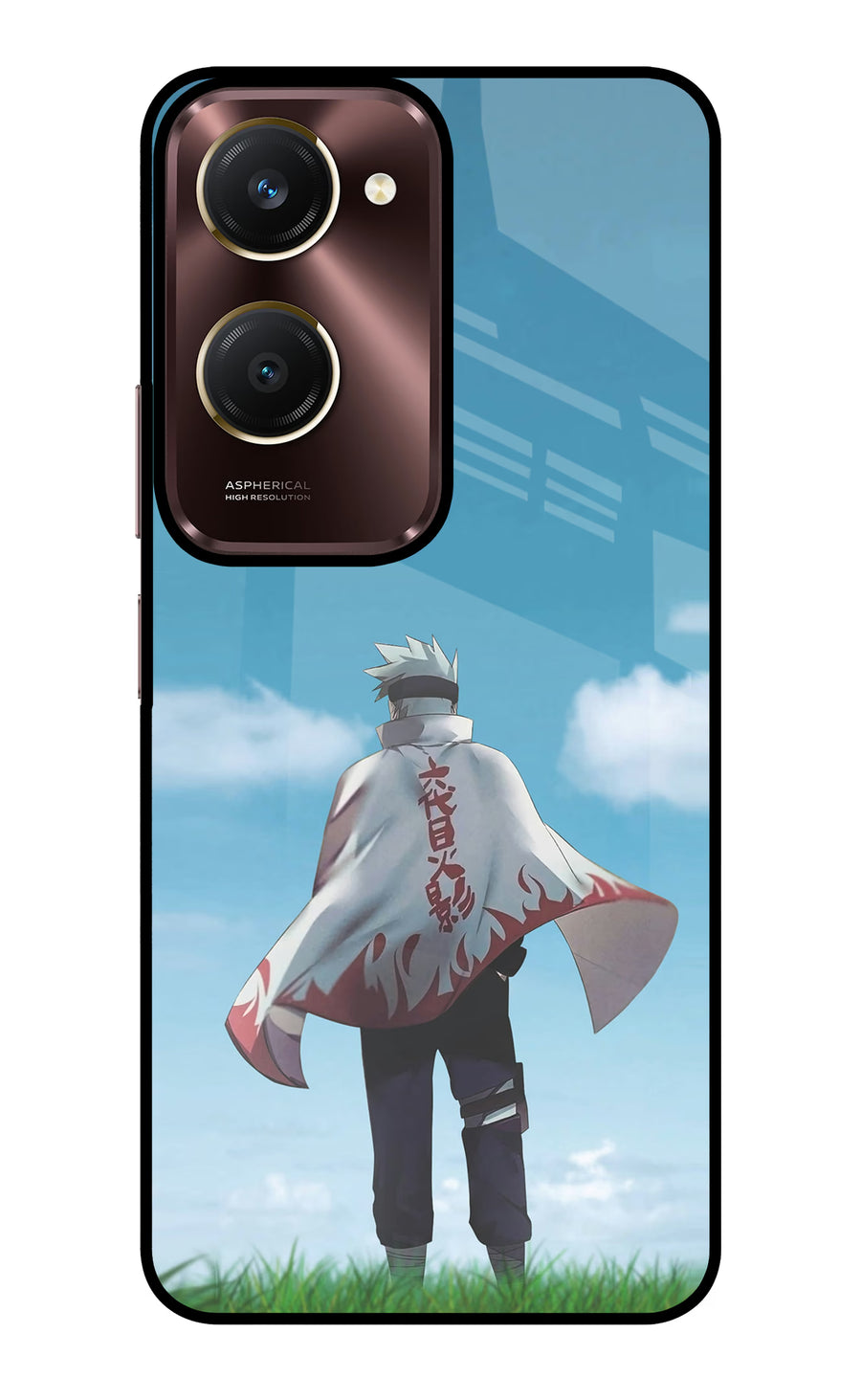 Kakashi Vivo Y28e 5G Back Cover, Glass case