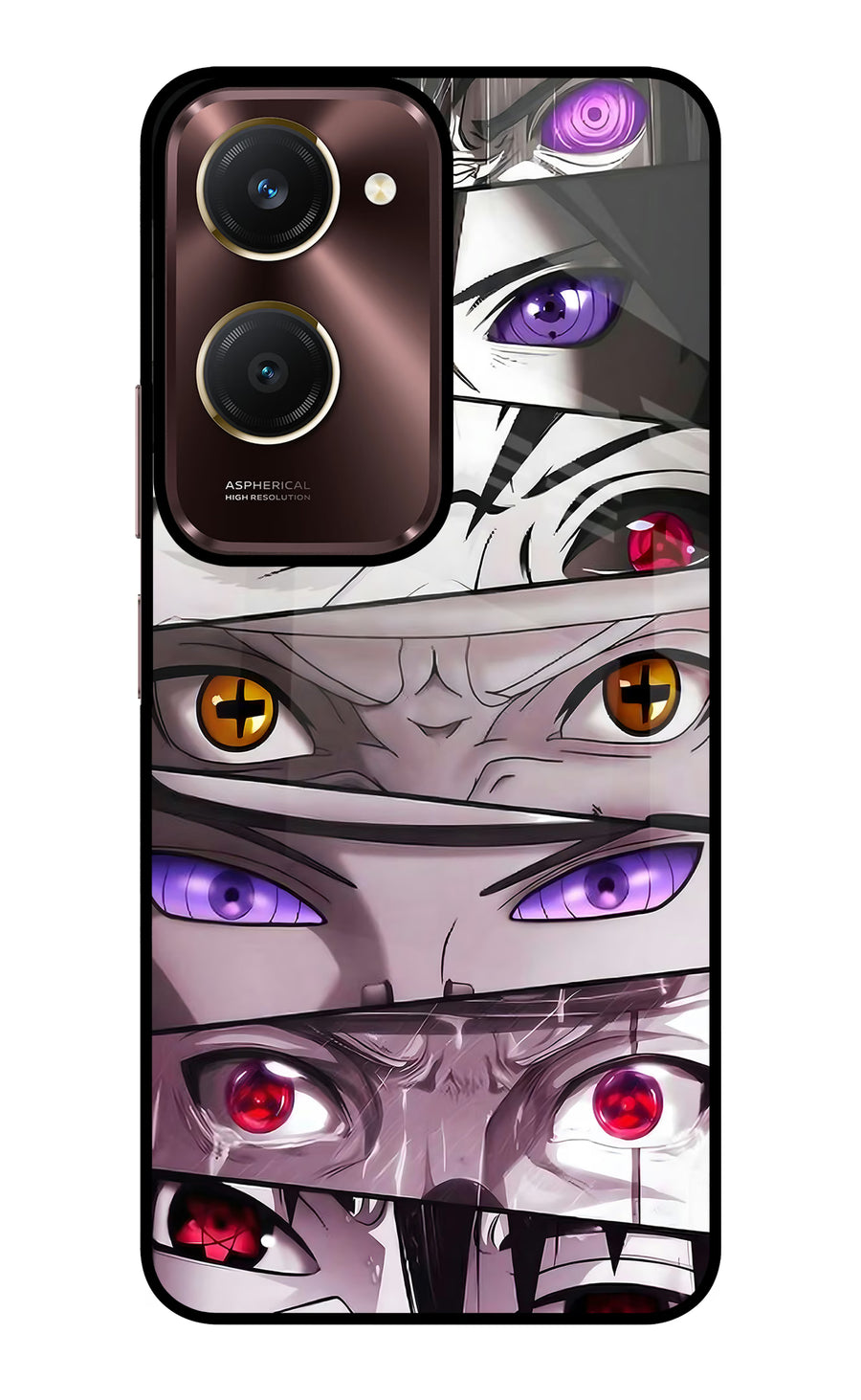 Naruto Anime Vivo Y28e 5G Back Cover, Glass case