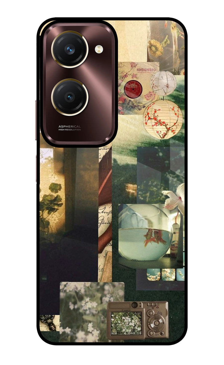 Summer Vivo Y28e 5G Back Cover, Glass case