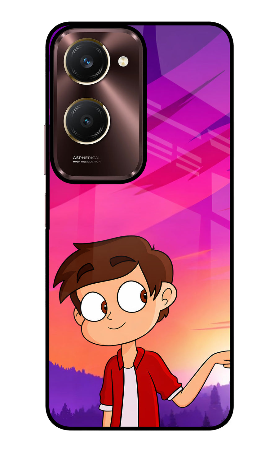 Marco Sunset Vivo Y28e 5G Back Cover, Glass case