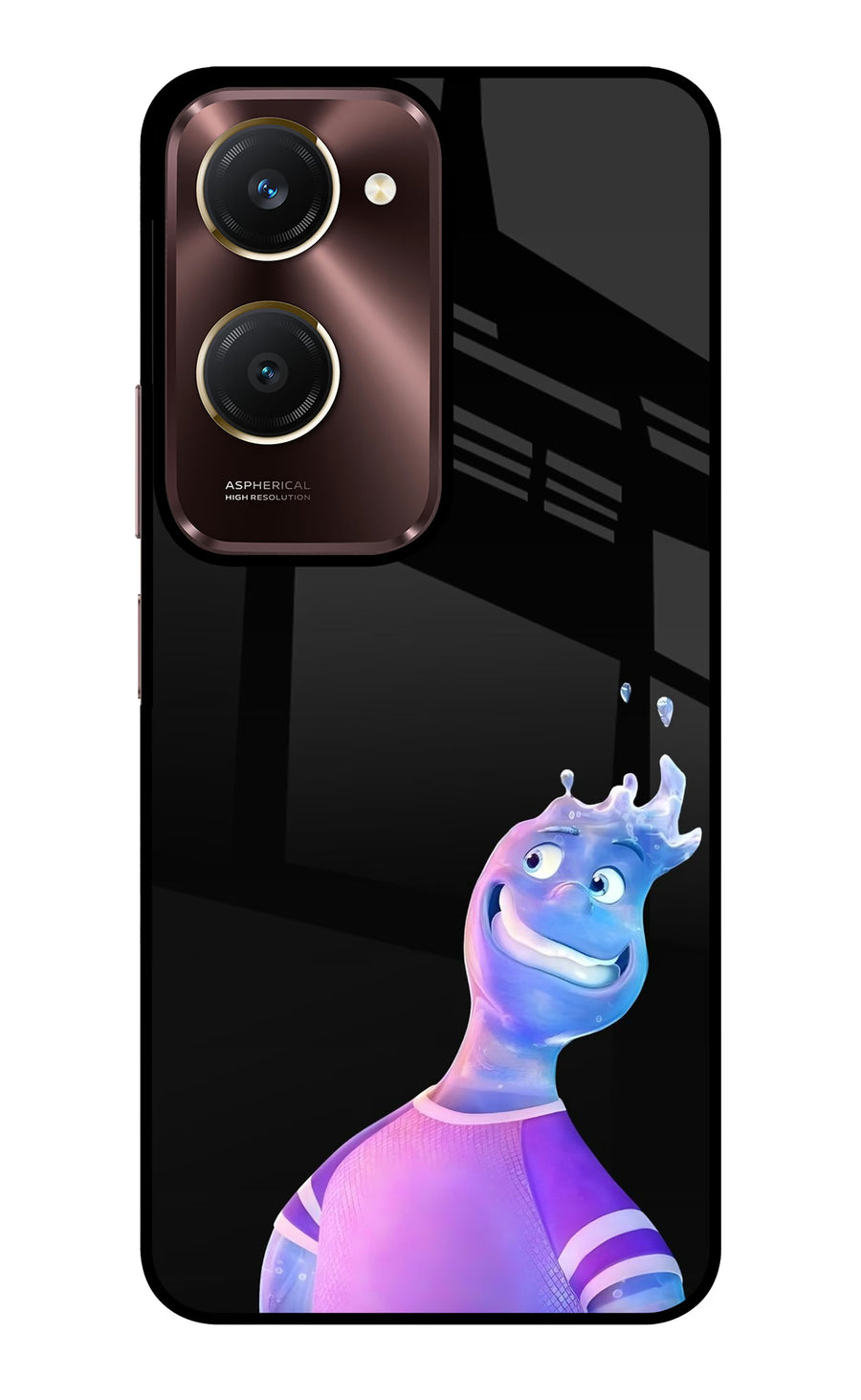 Wade Wave Vivo Y28e 5G Back Cover, Glass case