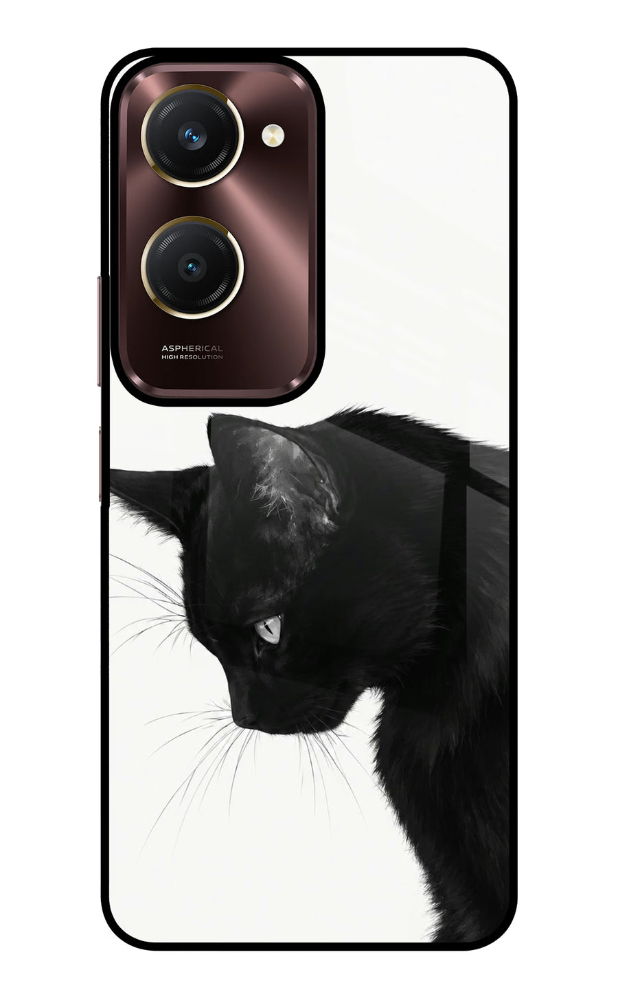 Shadow Gaze Vivo Y28e 5G Back Cover, Glass case