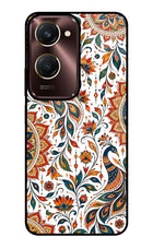 White Mayura Vivo Y28e 5G Glass Case