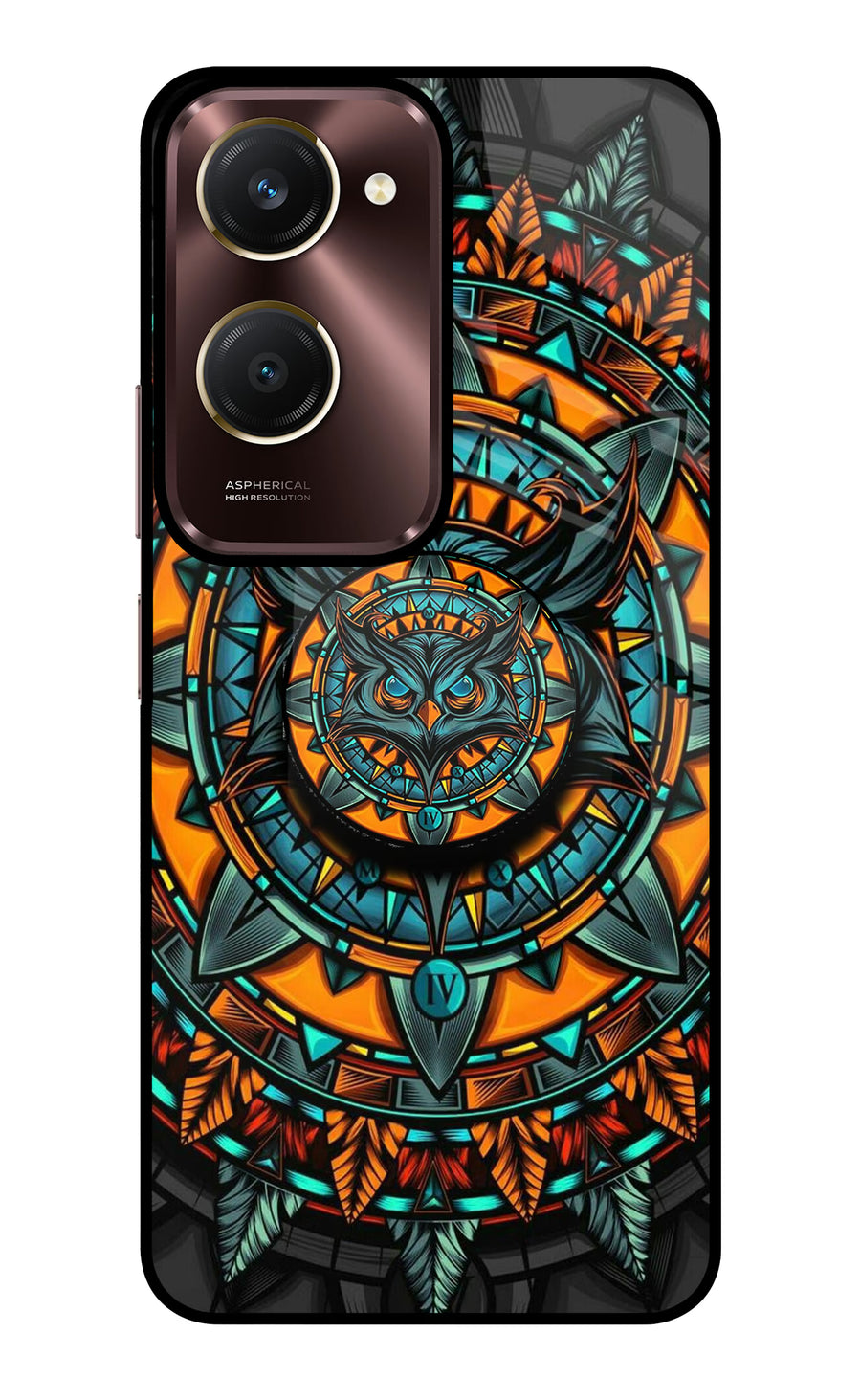 Angry Owl Vivo Y28e 5G Pop Case, Glass case
