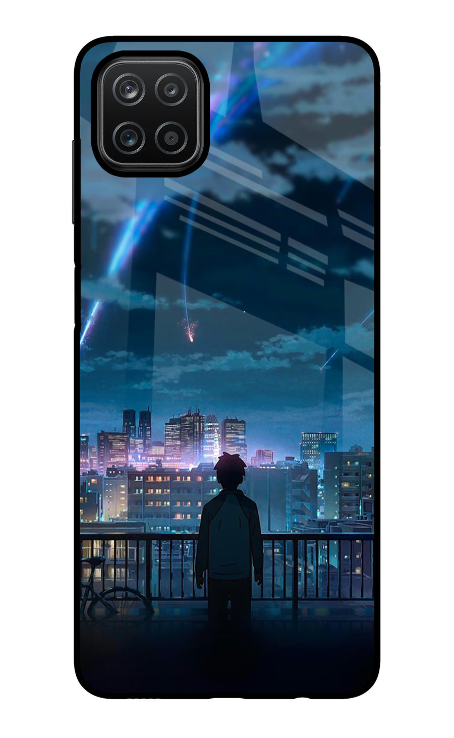 Anime Samsung A12 Back Cover, Glass case