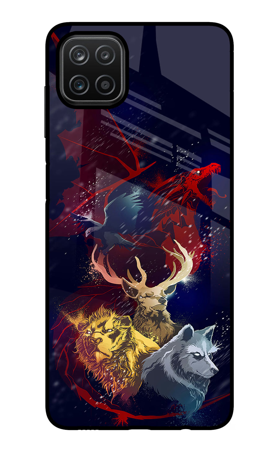 Game Of Thrones Samsung A12 Back Cover, Glass case