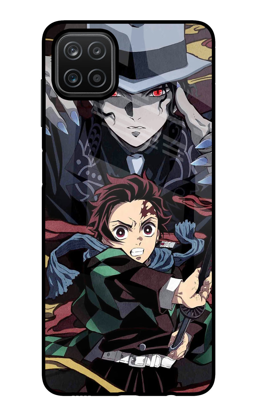 Demon Slayer Samsung A12 Back Cover, Glass case