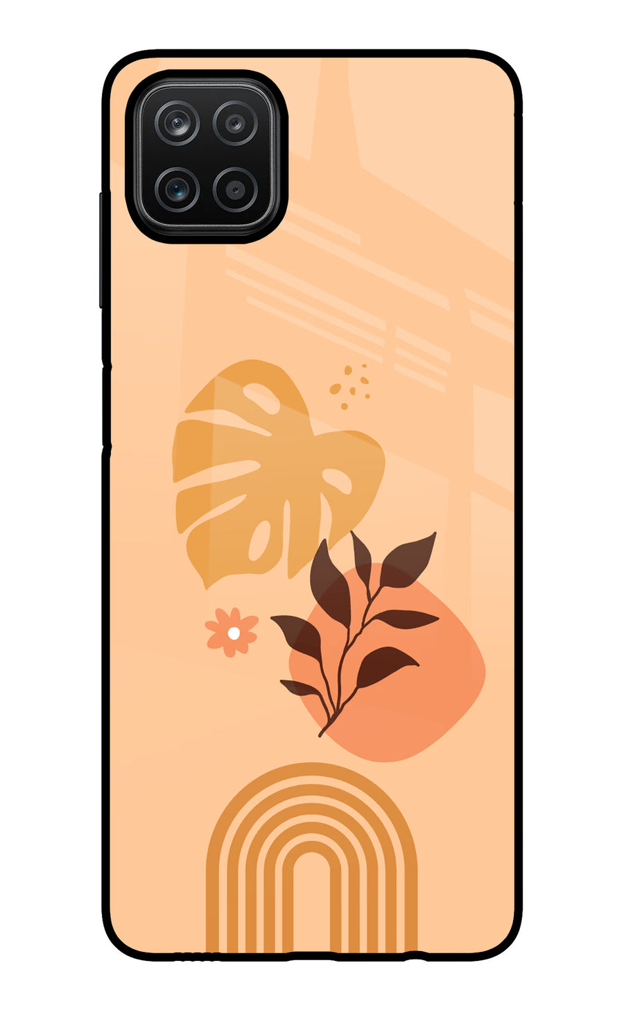 Bohemian Art Samsung A12 Back Cover, Glass case