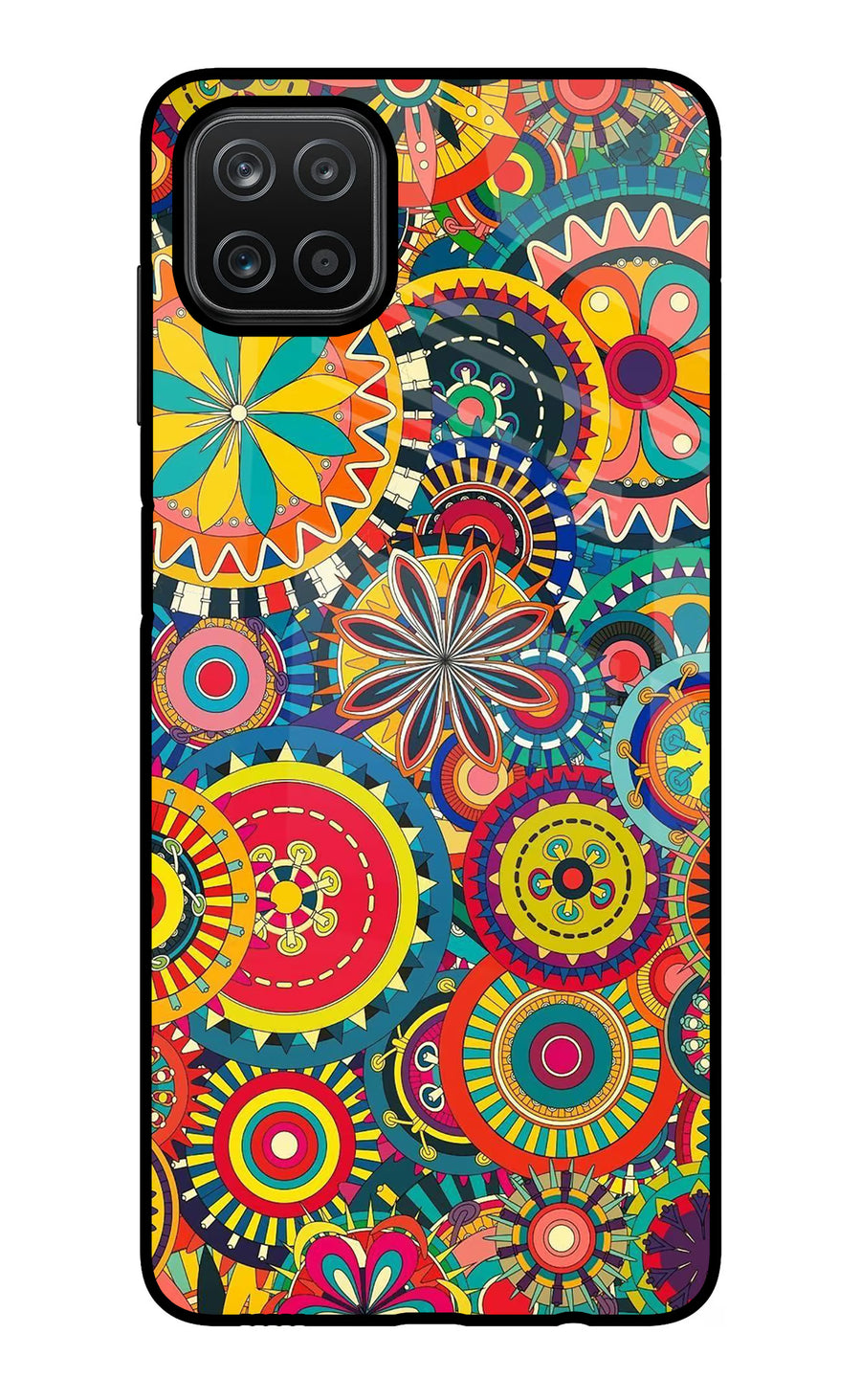 Gol Gol Art Samsung A12 Back Cover, Glass case