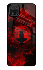 Itachi Uchiha Samsung A12 Glass Case Back Cover by Casekaro