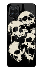 Dead Stack Samsung A12 Glass Case Back Cover by Casekaro