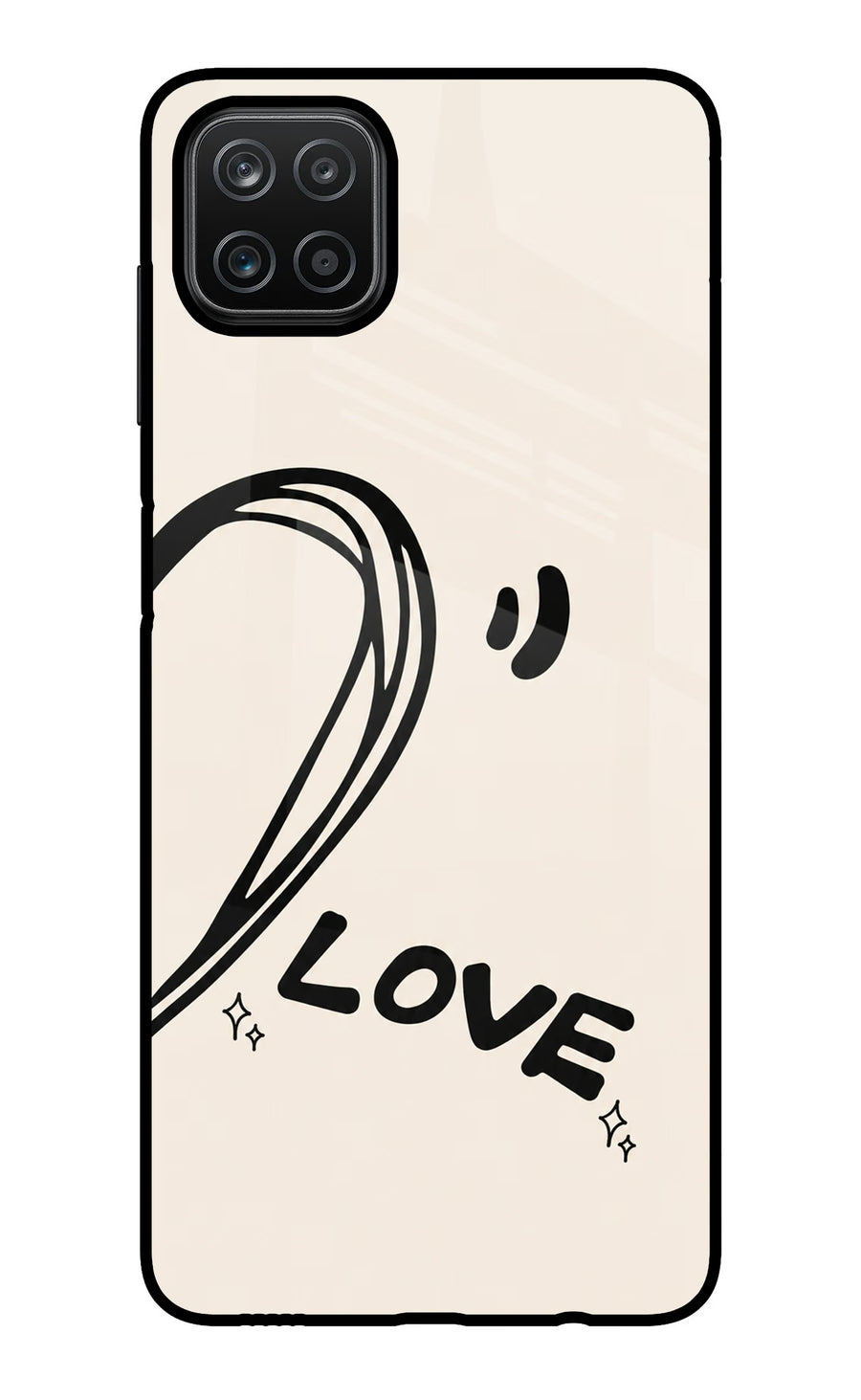 Soul Line Samsung A12 Back Cover, Glass case