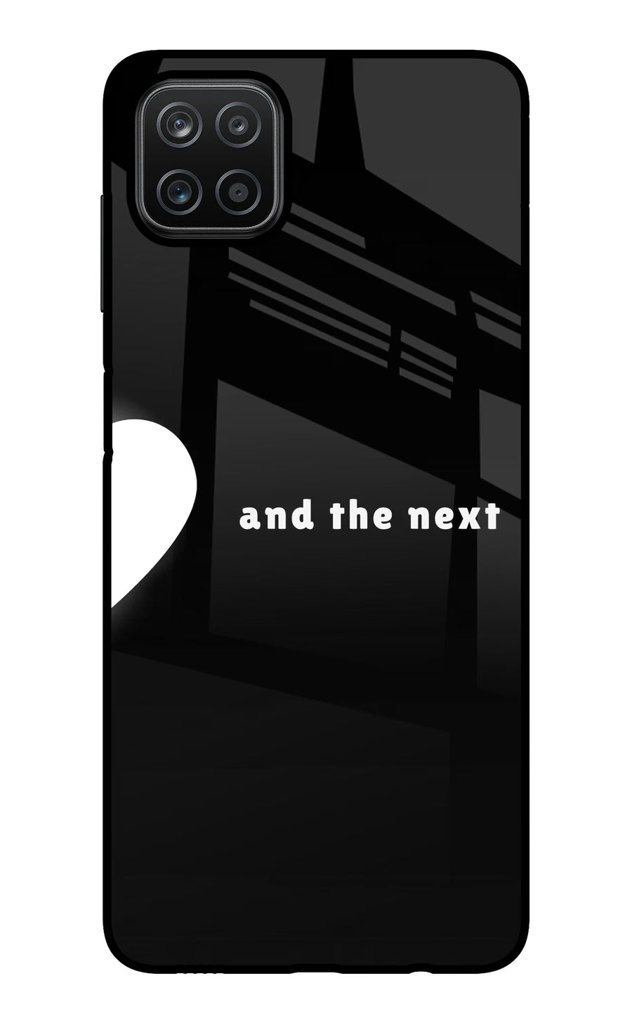 Next World Samsung A12 Back Cover, Glass case