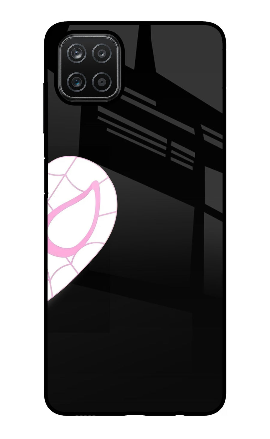 Gwen Mask Samsung A12 Back Cover, Glass case