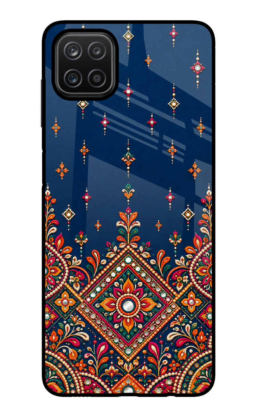 Neel Noor Samsung A12 Back Cover, Glass case