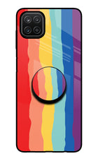 Rainbow Samsung A12 Pop Case by Casekaro