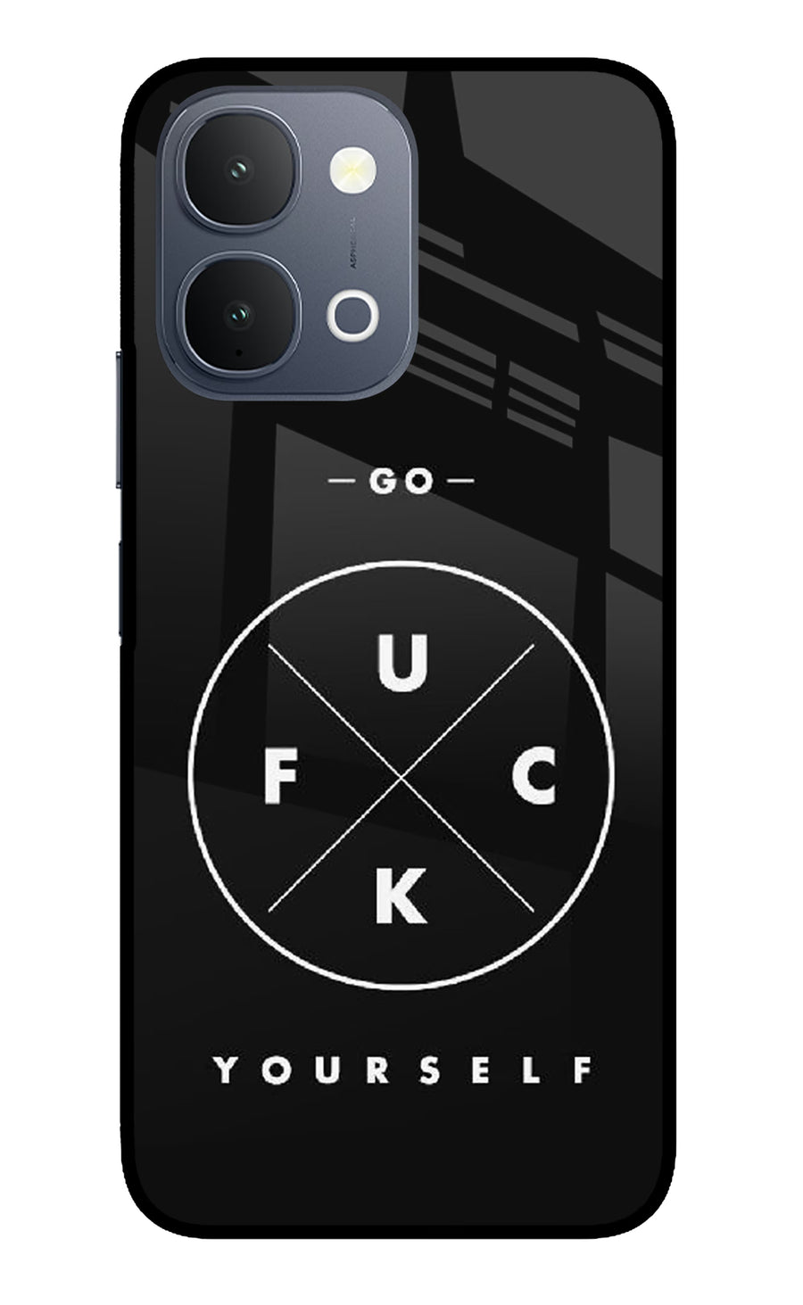Go Fuck Yourself iQOO Z11x 5G Back Cover, Glass case