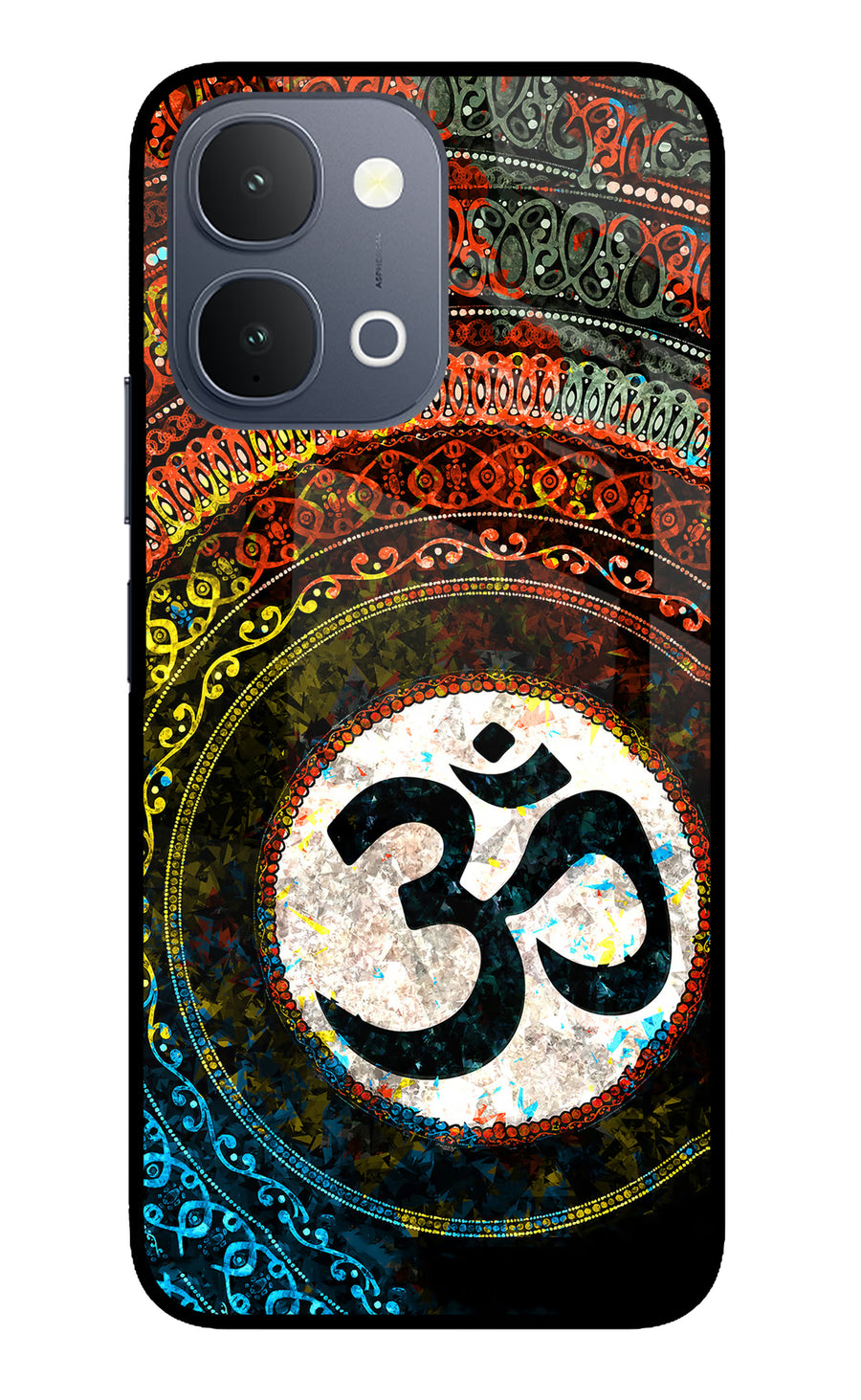 Om Cultural iQOO Z11x 5G Back Cover, Glass case