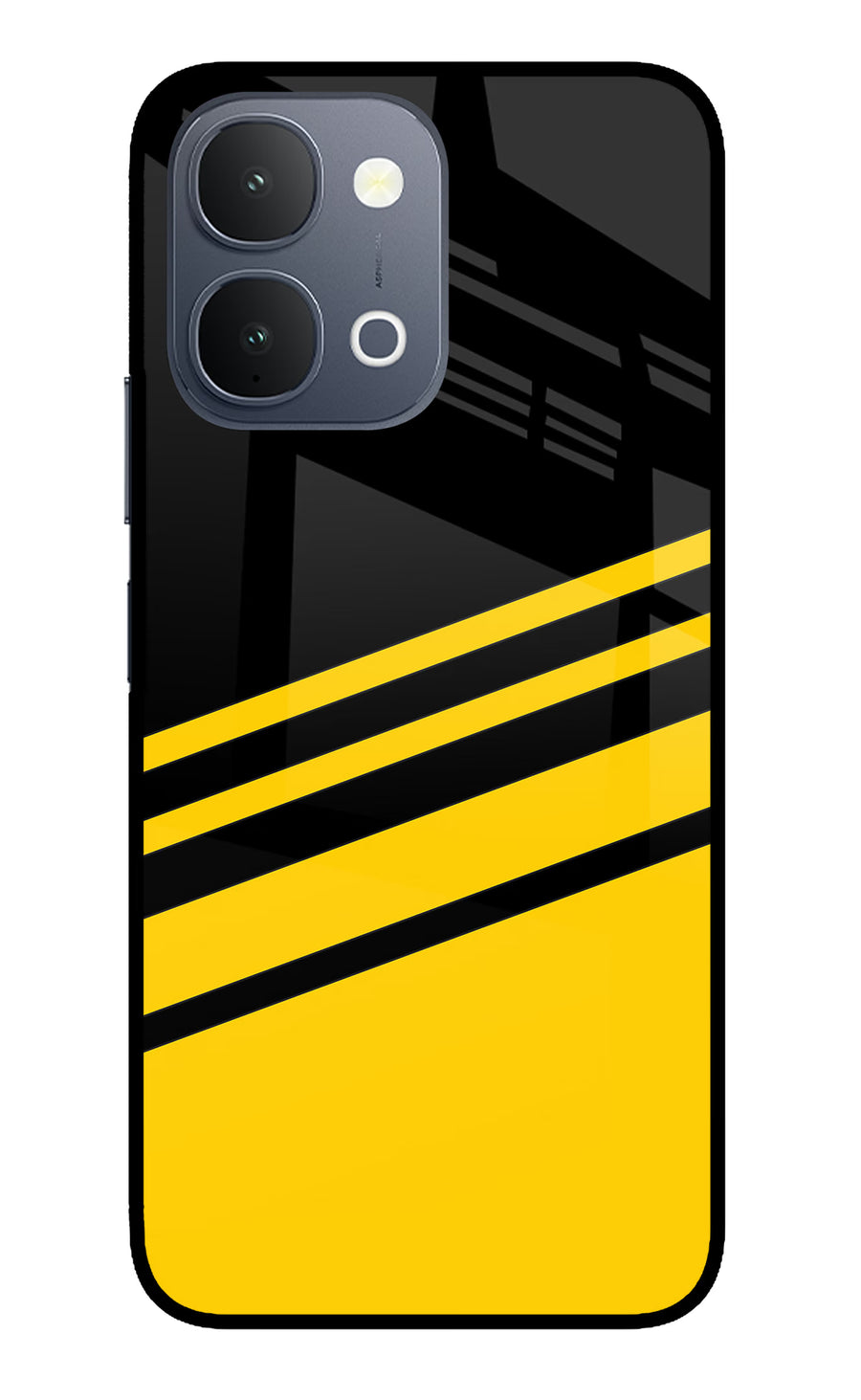 Yellow Shades iQOO Z11x 5G Back Cover, Glass case