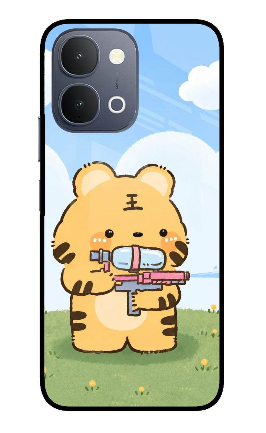 Tiger Treat iQOO Z11x 5G Back Cover, Glass case