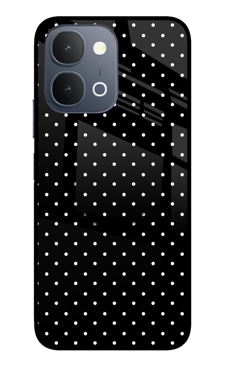 White Dots iQOO Z11x 5G Pop Case, Glass case