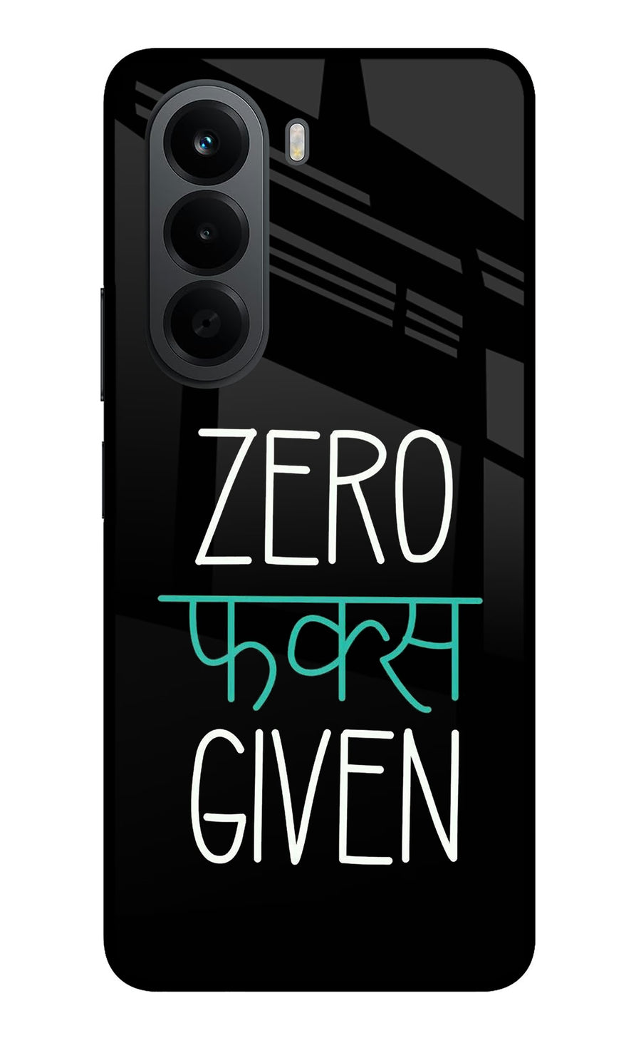 Zero Fucks Given OnePlus Nord CE6 Lite Back Cover, Glass case