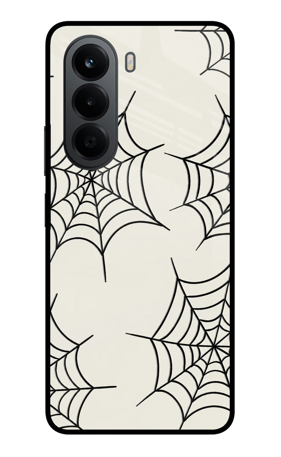 Spider Web OnePlus Nord CE6 Lite Back Cover, Glass case