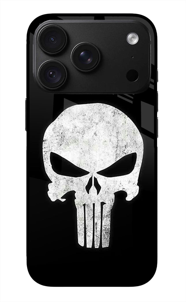Punisher Skull iPhone 18 Pro Glass Case