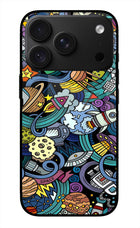 Space Abstract iPhone 18 Pro Glass Case