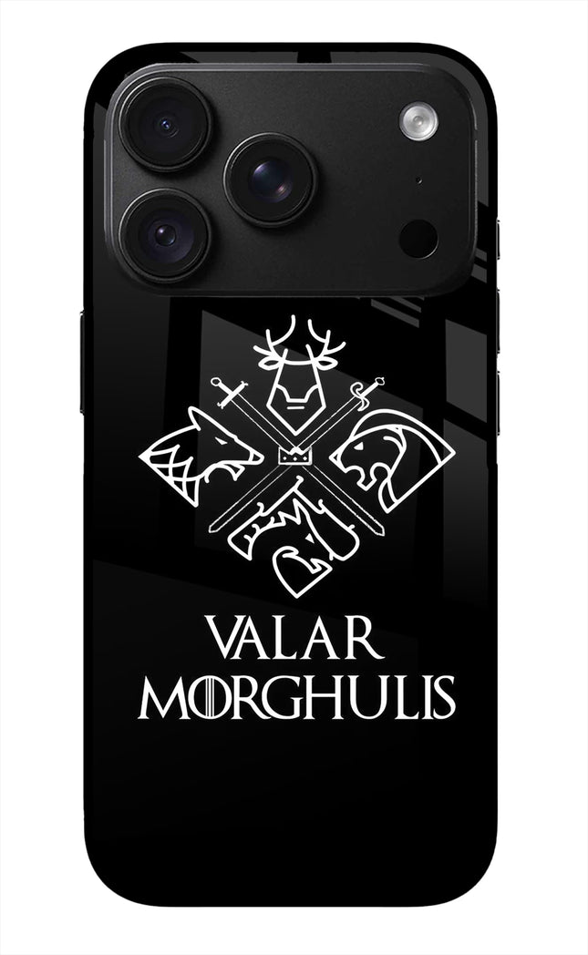 Valar Morghulis | Game Of Thrones iPhone 18 Pro Glass Case