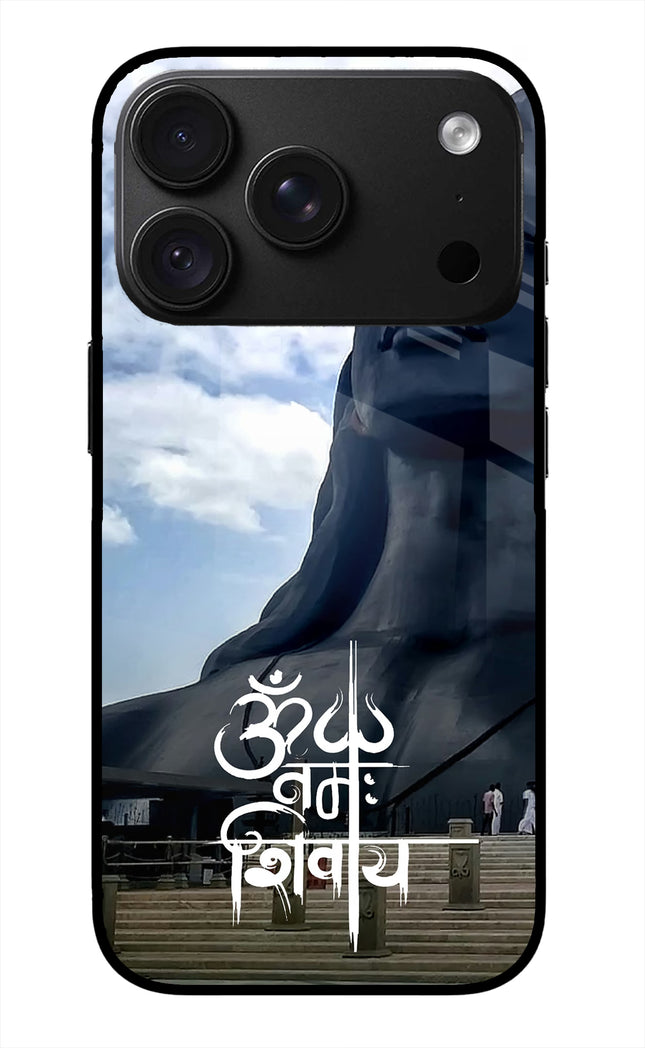 Om Namah Shivay iPhone 18 Pro Glass Case