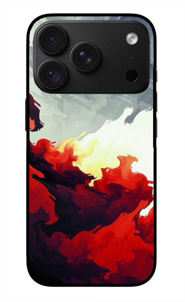 Fire Cloud iPhone 18 Pro Glass Case