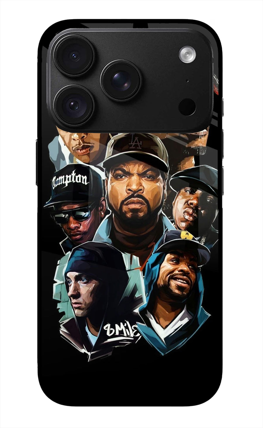 Rappers iPhone 18 Pro Back Cover, Glass case