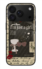 I am just a girl iPhone 18 Pro Glass Case