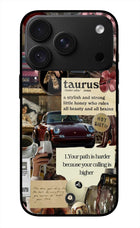 Taurus Zodiac iPhone 18 Pro Glass Case