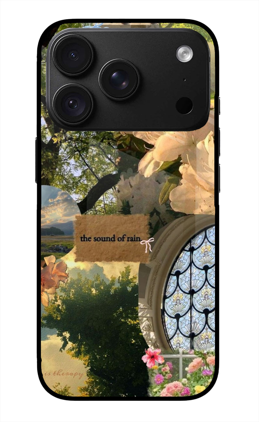Rain iPhone 18 Pro Back Cover, Glass case