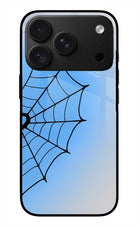 Blue Web iPhone 18 Pro Glass Case