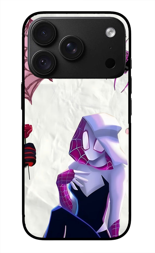 Gwen Verse iPhone 18 Pro Glass Case